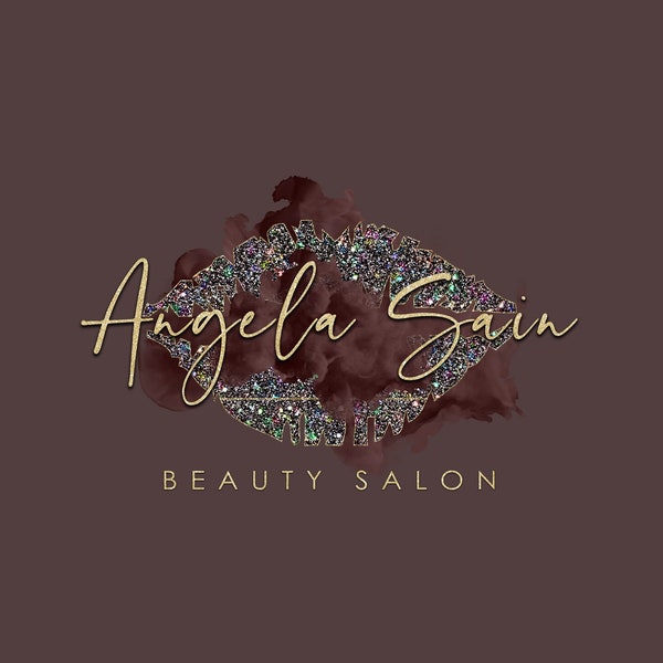 Beauty logo. Makeup artist logo, Boutique logo, Brow logo, Premade logo design, Nail logo, Lips logo, Cosmetic logo, Signature logo design