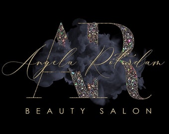 Beauty logo. Boutique logo, Brow logo, Premade logo design, Nail logo, Sparkle Logo, Makeup artist logo, Modern logo, Signature logo, Smoke