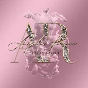 Logotipo de belleza lila, diseño de logotipo prefabricado, logotipo de cejas, logotipo de boutique, brillo, logotipo cosmético, logotipo de pestañas, logotipo de firma, logotipo de uñas, logotipo de cabello