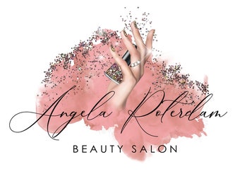 Premade Nail Salon Logo, Beauty Boutique Design