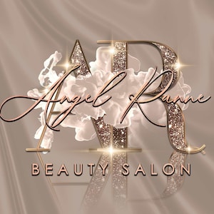 Glitter Beauty logo, Sparkle logo, Salon logo, Hair logo, Luxury logo, Nails logo, Cosmetics logo, Brow logo, Lash logo, Boutique logo