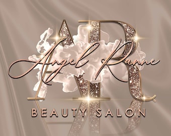 Glitter Beauty logo, Sparkle logo, Salon logo, Hair logo, Luxury logo, Nails logo, Cosmetics logo, Brow logo, Lash logo, Boutique logo