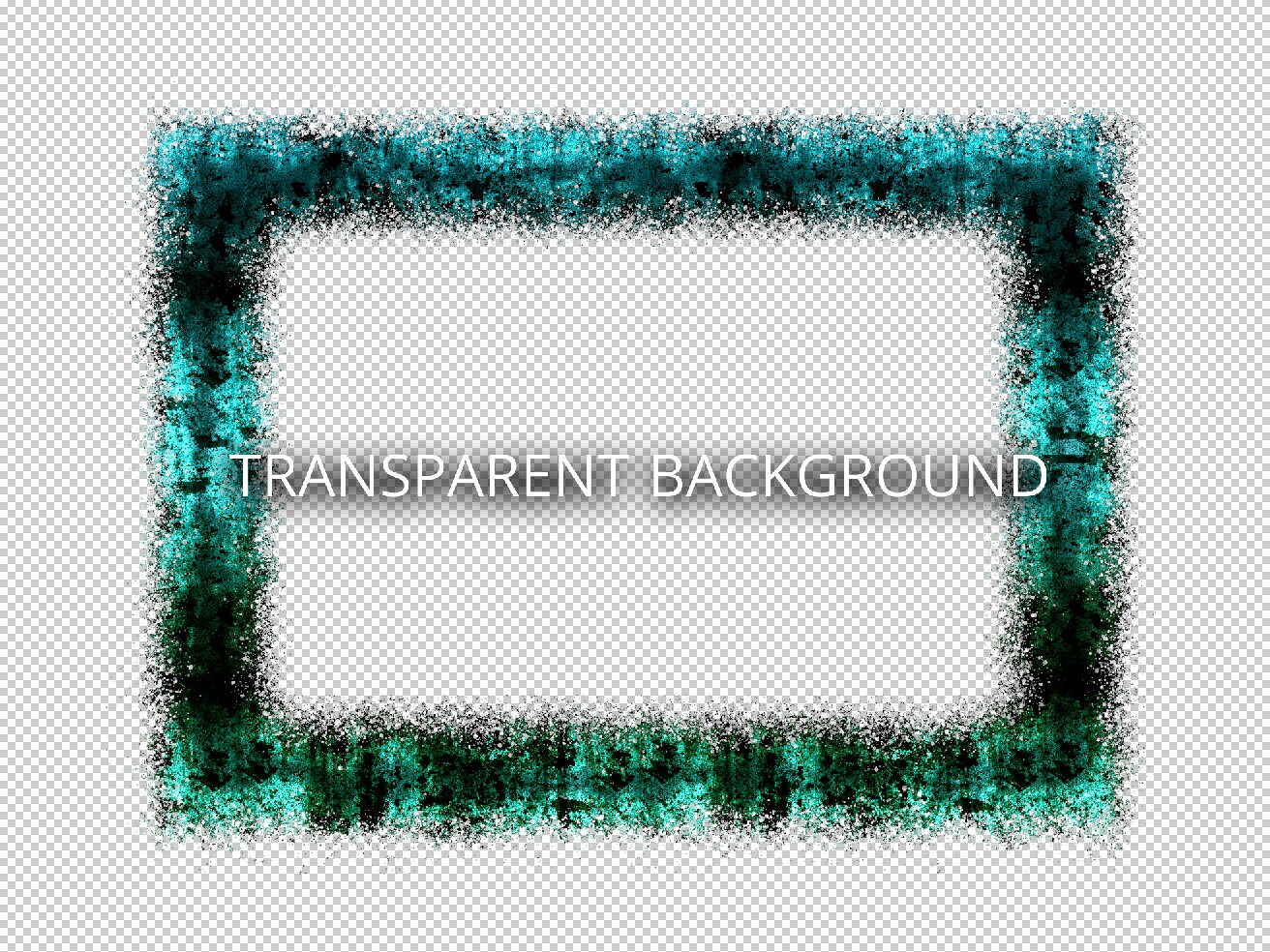 Blue Distressed Rusty Metal Frame Png Splatter Frame Rustic | Etsy