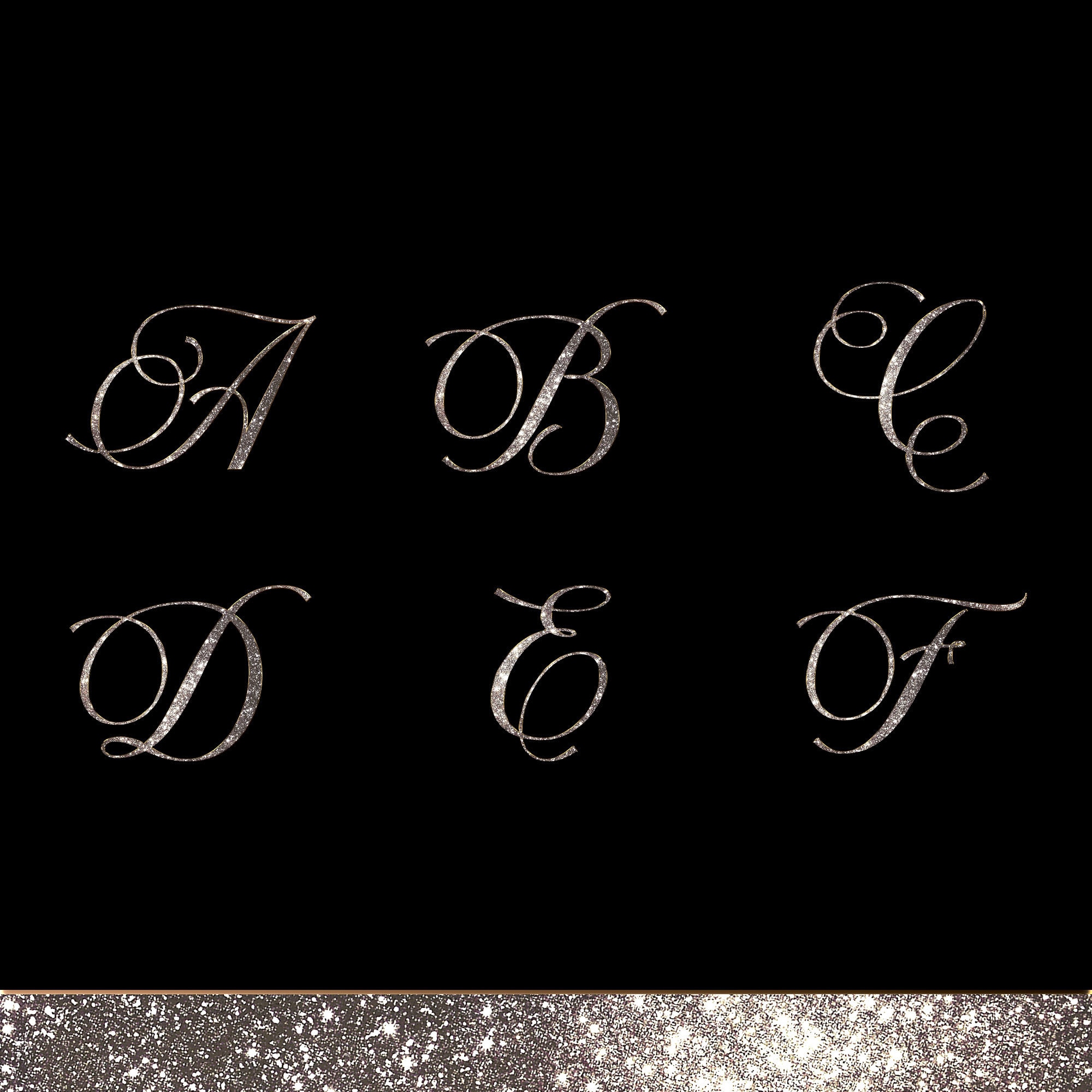 Glitter Alphabet PNG, Diamond Alphabet PNG, Glam Alphabet Clipart ...