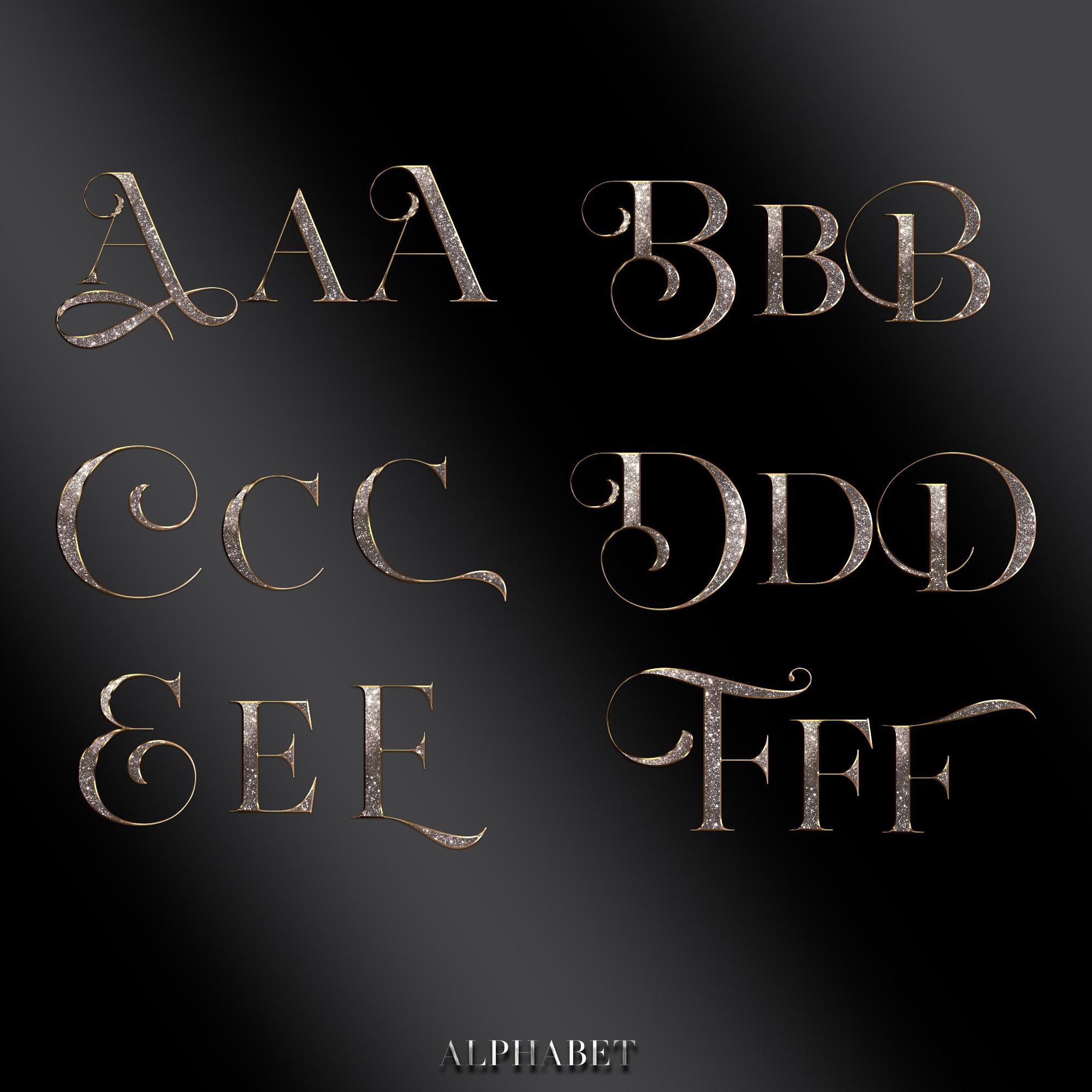 Gold Chrome Alphabet PNG Clipart, Gold Letters Png, Luxury Letters ...
