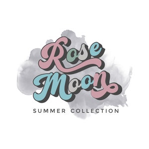 Retro Logo, Premade logo design, Beauty logo, Boho logo, Neutral logo, Text logo, Hippie logo, Modern logo, Boutique logo, Bohemian logo