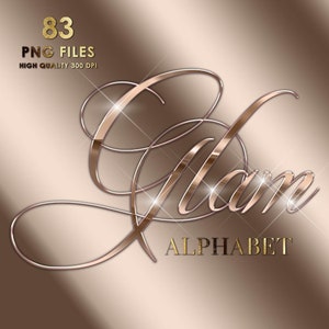 Gold Chrome Alphabet Clipart, Gold Alphabet PNG, Liquid Gold letters, Gold foil Letters Png, Script, Glitter Letters, Digital Download