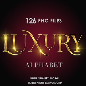 Gold Chrome Alphabet Clipart, Gold foil Letters Png, Gold Alphabet PNG, Luxury Alphabet Png,  Gold Metallic Letters PNG, Instant Download