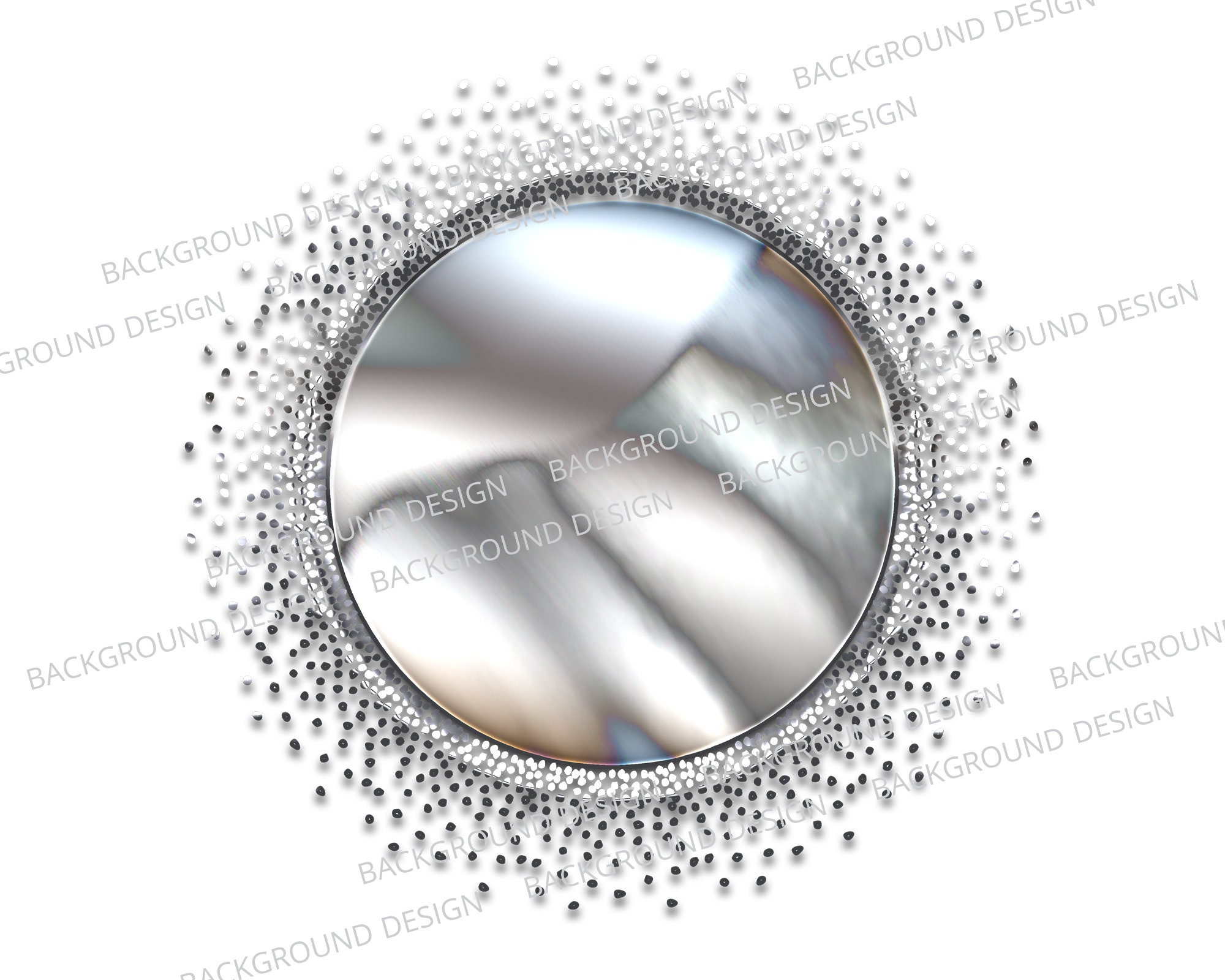 Silver Circle Png Mirror Png Circle Background Png Logo - Etsy UK
