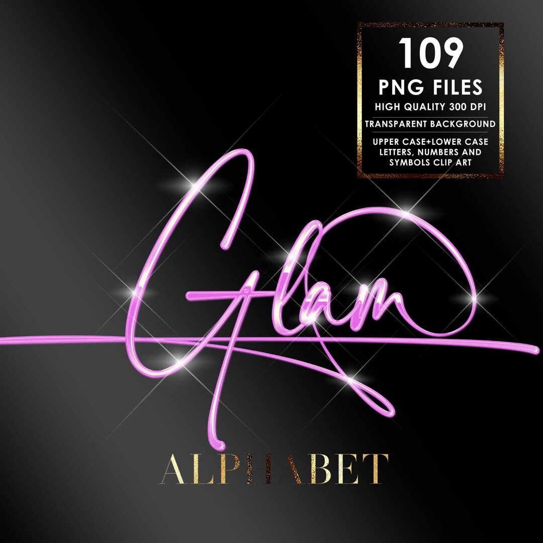 Lilac Alphabet Png Clip Art, Purple Alphabet PNG, Purple Chrome Letters ...