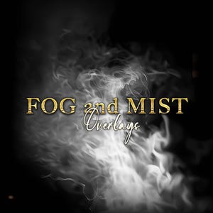 Fog Lettering Fog Overlays for Photography, Mist Effect Photoshop Overlays ...