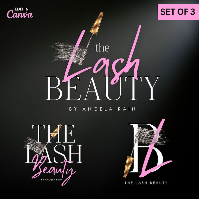 Luxury Lash Logo Kit - Etsy