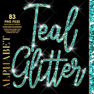 Teal Script Doodle Alphabet Png Clip Art, Blue Cursive Glitter letters Png, Blue Font PNG, Sparkling Diamond Alphabet Png, Digital download
