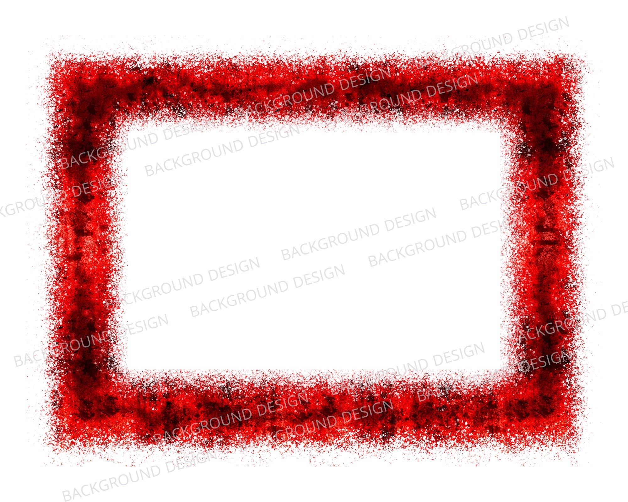 Red Distressed Rusty Metal Frame Png, Splatter Frame, Red Background ...