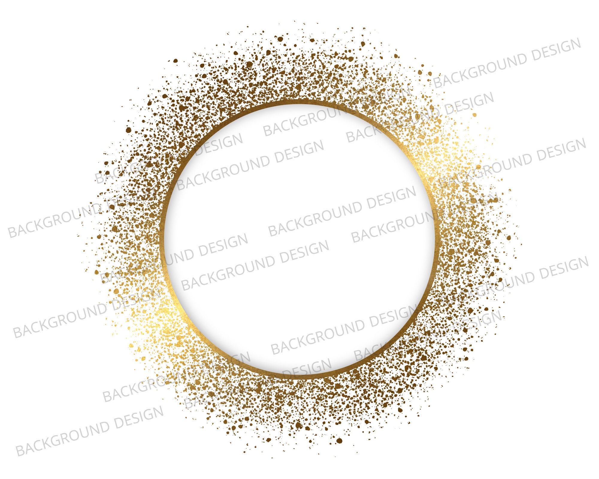 Buy Logo Background Png Dots Circle Shape Dotted Circle Gold Online in  India - Etsy