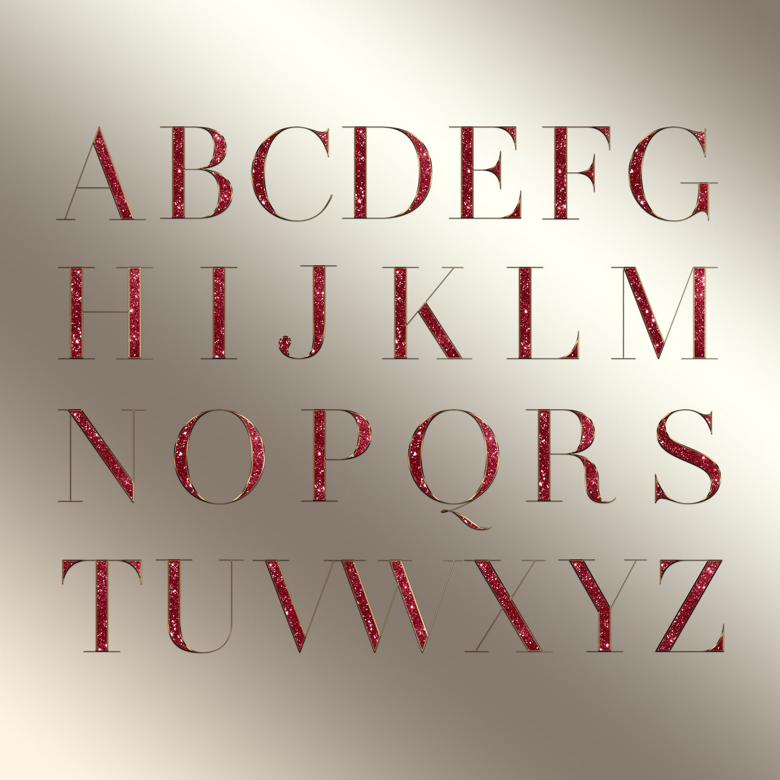 Glitter Alphabet PNG, Diamond Alphabet Png, Bling, Glam Letter, Sparkle ...