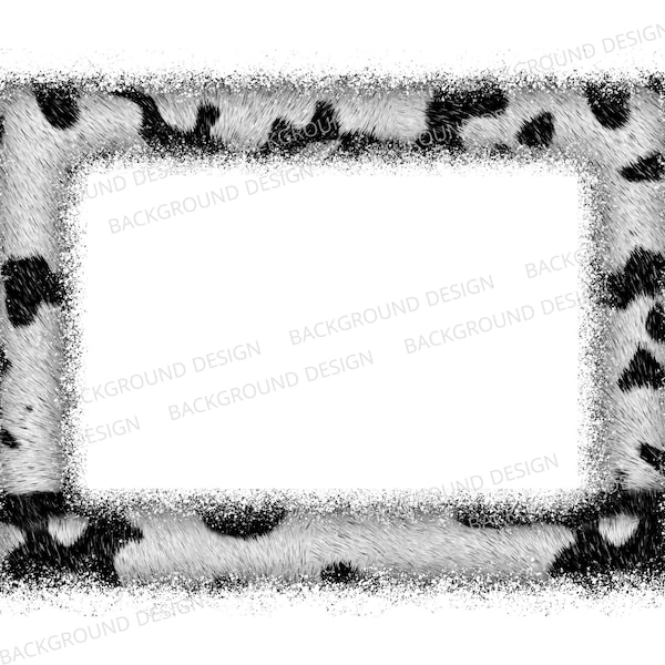 Distressed Cowhide Frame PNG, Cow Print Frame Png, Grunge frame Png, Cowhide Background, Square Border Cowhide Backsplash, Digital Download