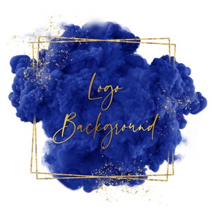Logo Background Png, Blue Brush Stroke Png, Blue Frame Png+jpg ...