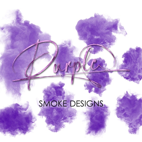 Purple Smoke Overlays, Smoke Png, Logo background png, Purple fog design, Smoke Background, Smoke clouds, Transparent, Digital download