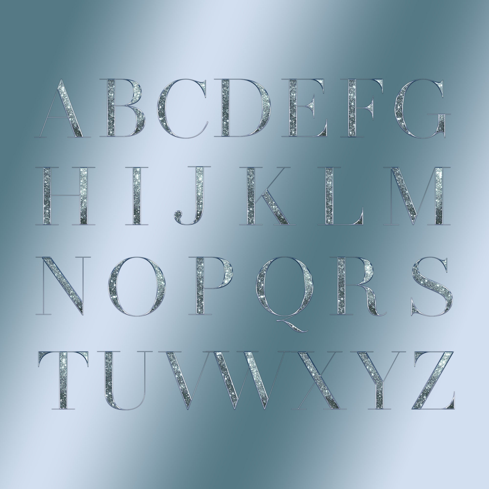 Glitter Alphabet PNG, Diamond Alphabet Png, Luxury, Bling, Glam ...
