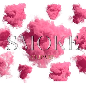 Humo rosa PNG, Fondo de logotipo png, Superposiciones de humo, Nube png, Imágenes prediseñadas de humo, Trazo de pincel png, Niebla, Marcos de acuarela, Descarga digital
