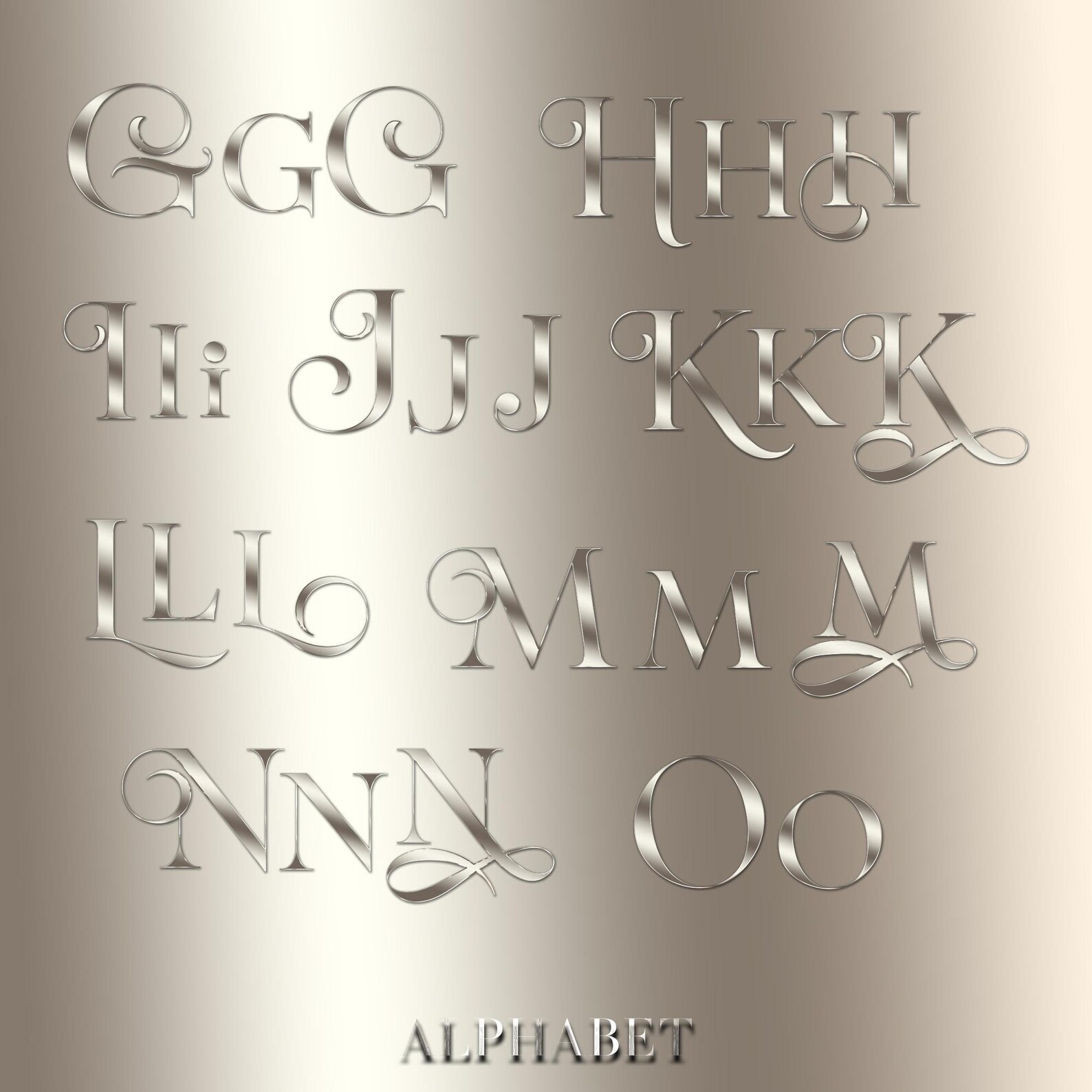 Gold Chrome Alphabet PNG Clip Art, Luxury Letters Png, Shiny Gold Font ...