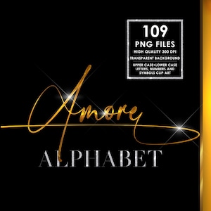 Clipart alfabeto cromato oro, alfabeto oro PNG, alfabeto metallico, lettere script Png, lamina d'oro, corsivo, oro liquido, download digitale