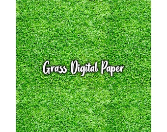 Green Grass Digital Paper, Grass Clipart, Nature Clipart, Grass Design elements, Grass Background 12x12 Inch 300 DPI, Instant Download