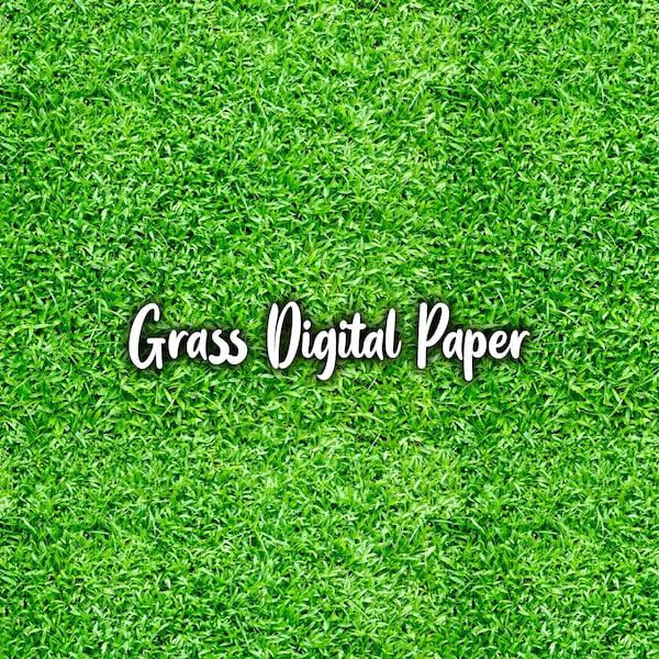 Grünes Gras Digitales Papier, Gras Clipart, Natur Clipart, Gras Design Elemente, Gras Hintergrund 12x12 Zoll 300 DPI, Direkter Download