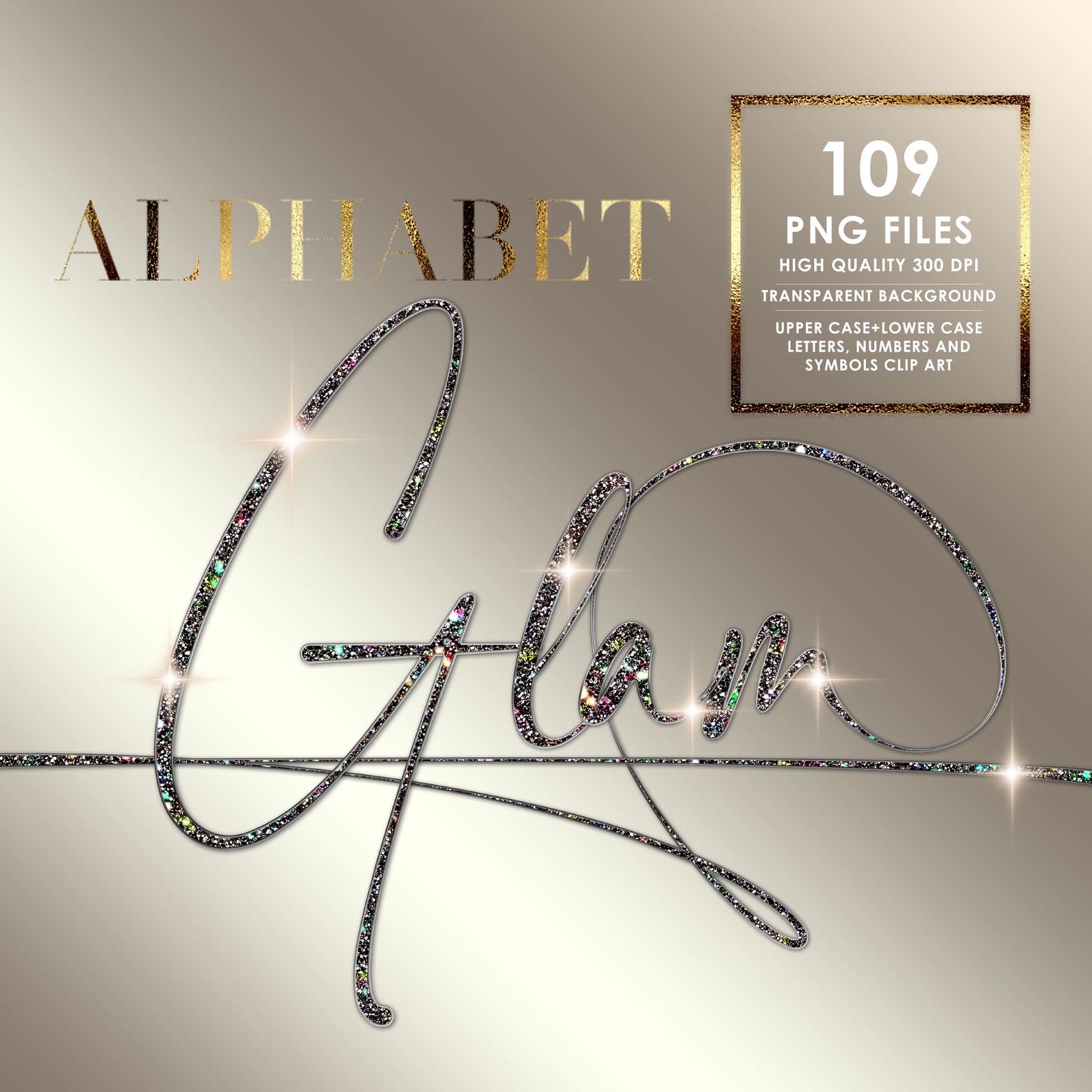 Diamond Alphabet Png Clipart, Glitter Alphabet PNG, Script Letters ...