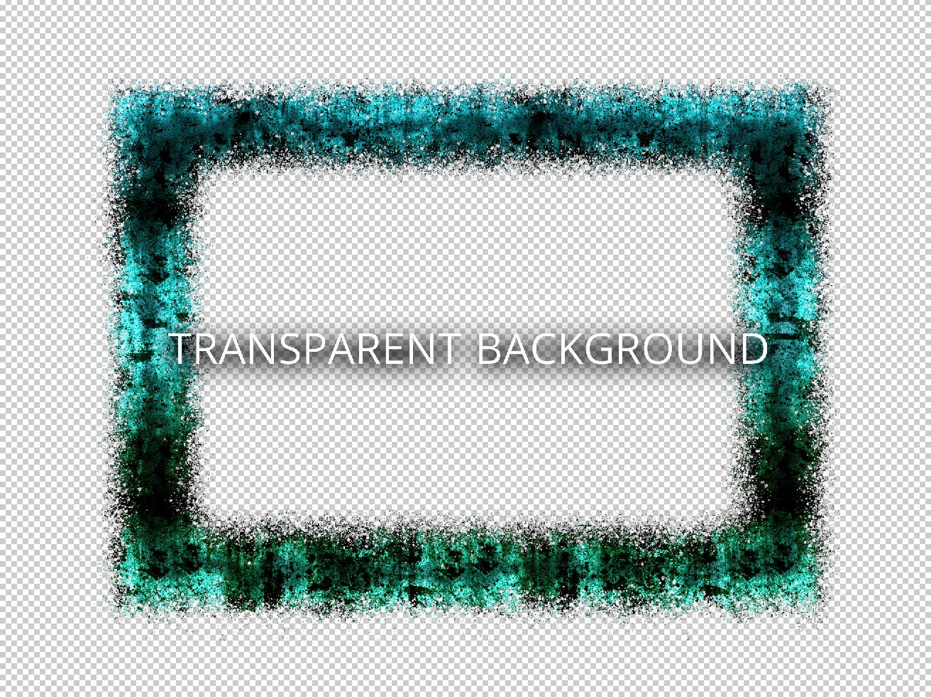 Blue Distressed Rusty Metal Frame Png Splatter Frame Rustic | Etsy