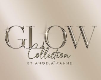 Gold Logo, Beauty Logo, Chrome Logo, Glitter Logo, Premade logo, Makeup Logo, Hair Logo, Luxury Logo, Nails Logo, Boutique Logo, Lash Logo