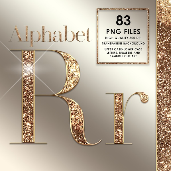 Gold Alphabet PNG, Diamant Alphabet PNG, Glitzer Alphabet Clipart, Bling Alphabet, funkelnde Goldfolienbuchstaben, Luxus, digitaler Download