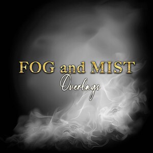 Fog Lettering Fog Overlays for Photography, Mist Effect Photoshop Overlays ...