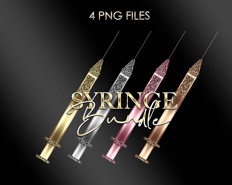 Syringe Lettering Syringe PNG Clipart, Glam Syringe, Glitter Syringe Needle Png, Lip ...