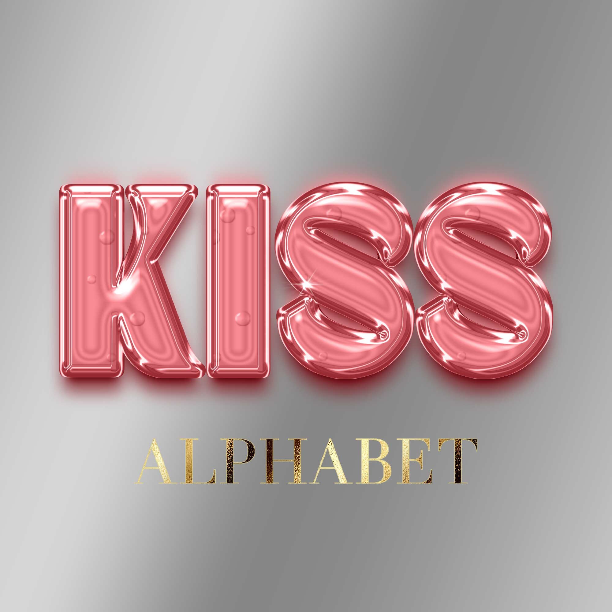 Blush Alphabet Png Clip Art, Pink Foil Alphabet Pngglitter Chrome ...