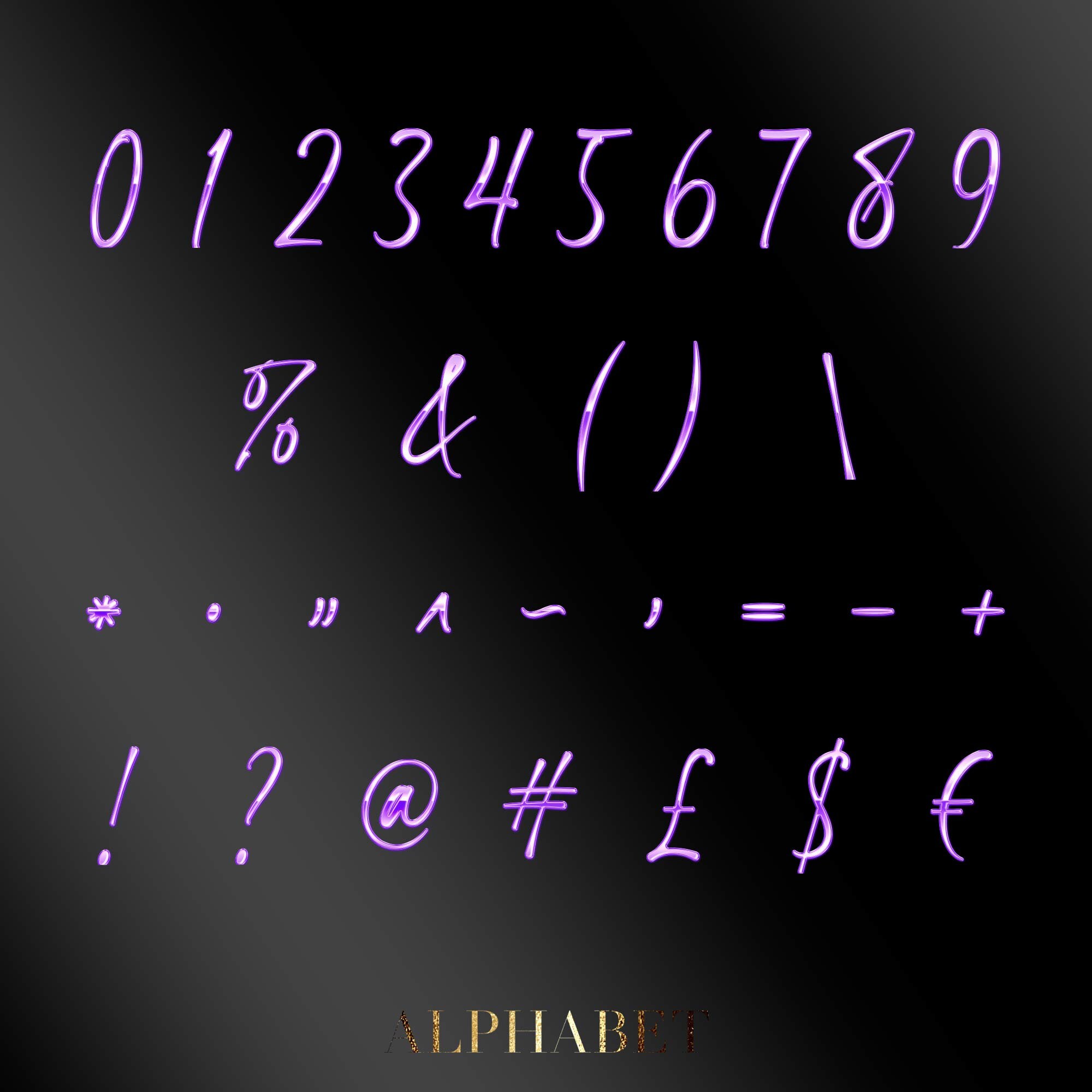 Cursive R Purple Purple Alphabet Png Clip Art, Purple Chrome Letters Png, Script Letters ...