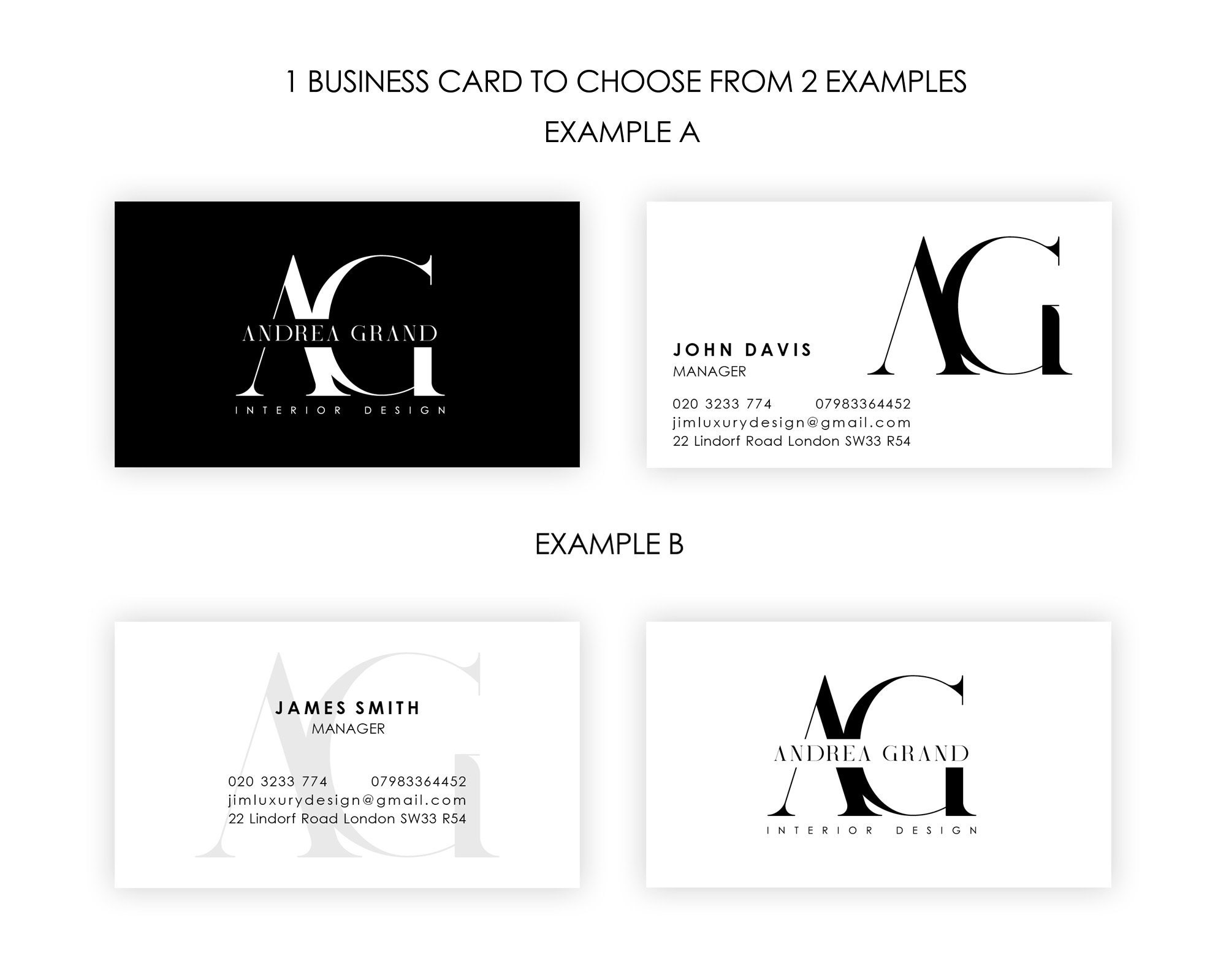 Design Inisial Brand Initial Logo Design, Minimalist Business Branding Kit (digital) - Etsy