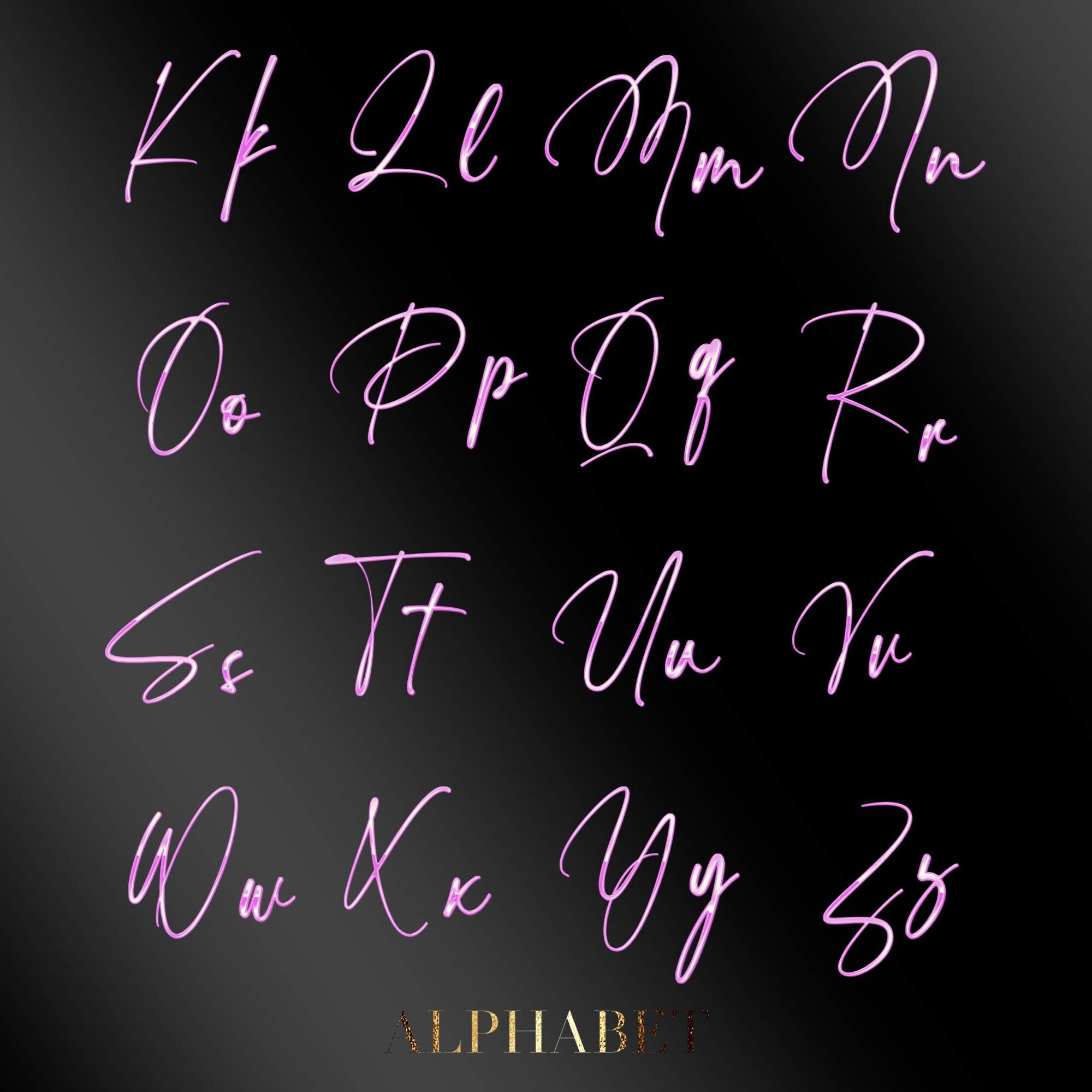 Lilac Alphabet Png Clip Art, Purple Alphabet PNG, Purple Chrome Letters ...
