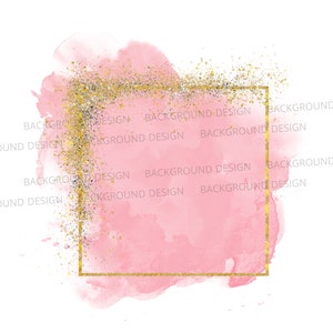 Logo Background Png, Pink Brush Stroke Png, Blush Pink Frame ...