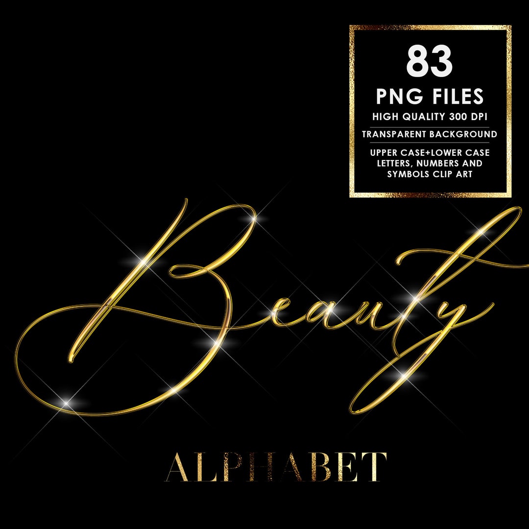 Gold Alphabet PNG, Gold Chrome Alphabet Clipart, Metallic Letters ...