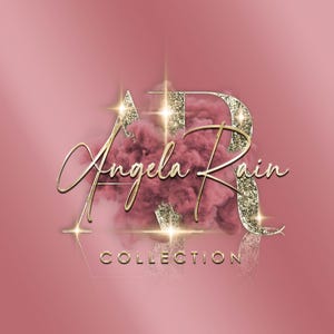 Glitter roze en gouden logo, premade logo-ontwerp, cosmetica-logo, boutique-logo, wenkbrauwlogo, nagellogo, schoonheidslogo, haarlogo, luxelogo
