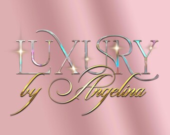 Logotipo com glitter, design de logotipo pré-fabricado, logotipo dourado, logotipo de maquiador, logotipo de salão, logotipo de unha, logotipo de beleza, logotipo de cabelo, logotipo glam, logotipo de boutique