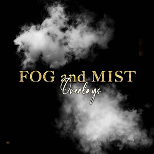 Fog Lettering Fog Overlays for Photography, Mist Effect Photoshop Overlays ...