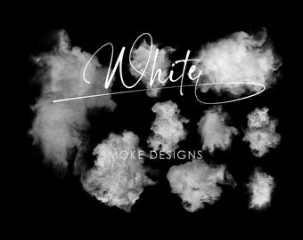 White Smoke Overlays, Smoke Png, Logo background png, White fog design, Smoke Background, Smoke clouds, Transparent, Digital download