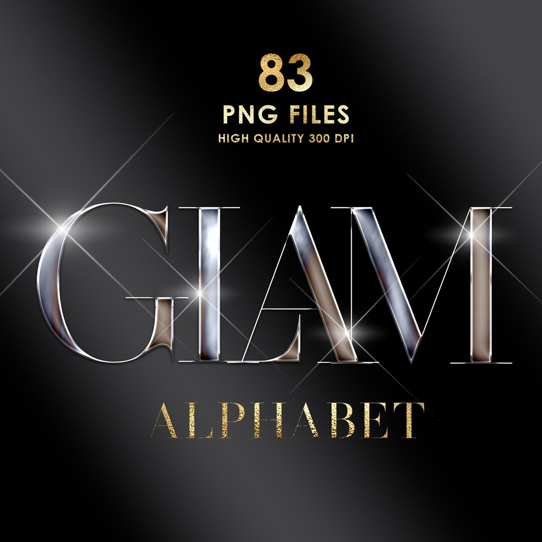 Liquid Silver Chrome Alphabet PNG Clip Art, Silver Letters Png, Luxury ...
