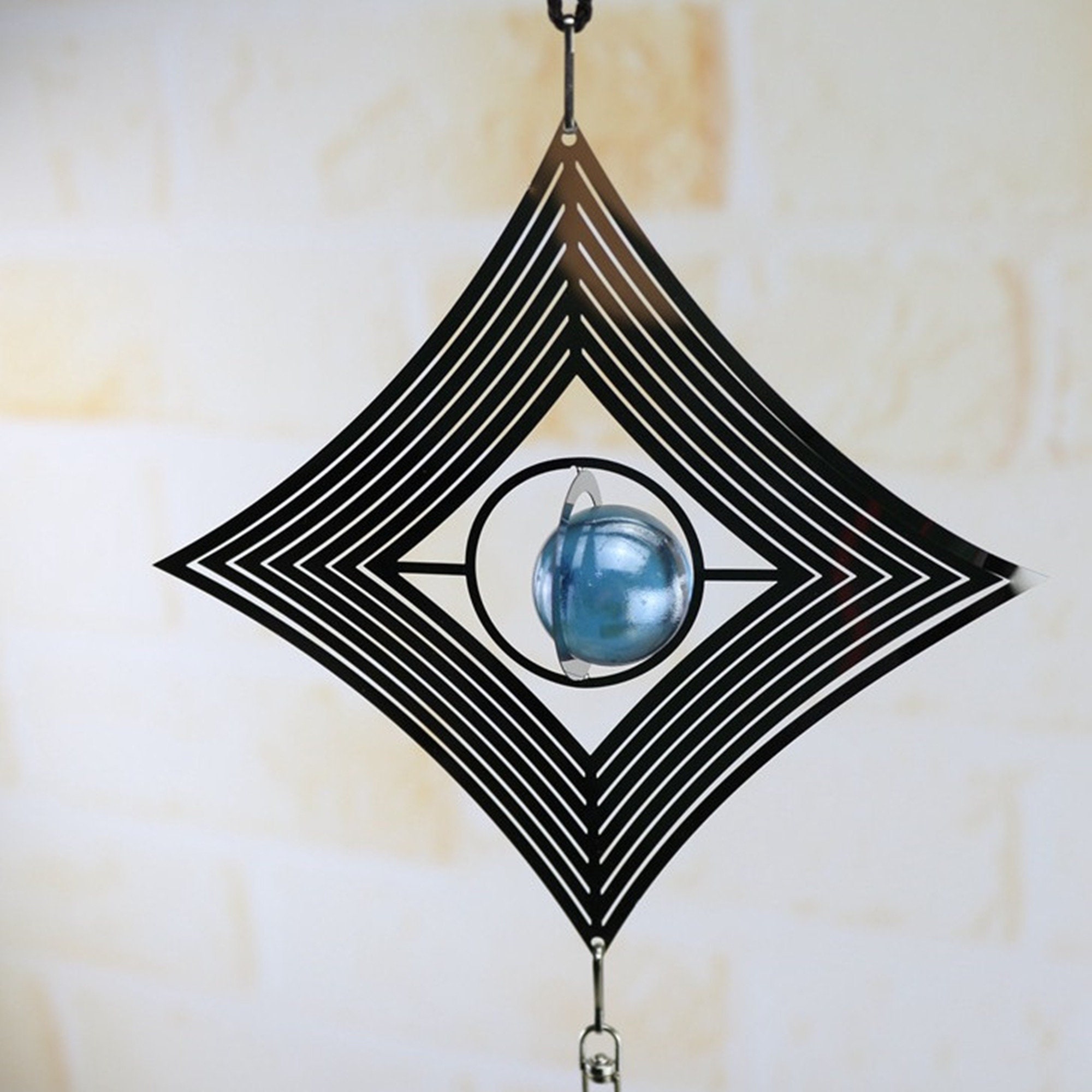 Rotating Wind Chimes Personalized Indoor Outdoor Handmade Etsy