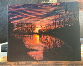 Lake at dawn