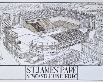 Parc St James, club de football de Newcastle United.