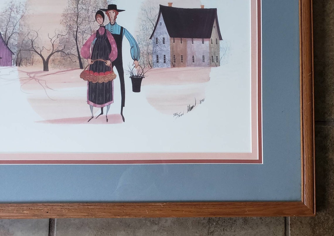 P. Buckley Moss Limited Edition Print 386/1000 Titled Etsy